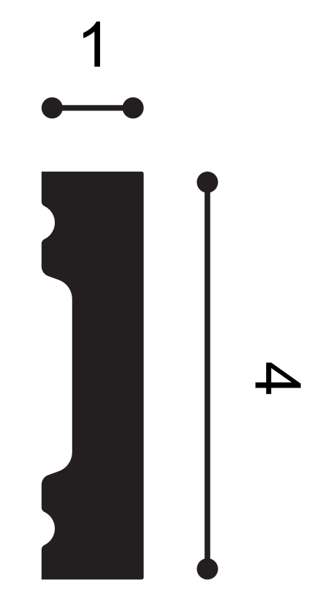 Profil Decorativ Orac Decor SX162 Square