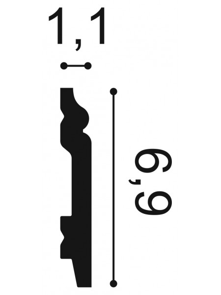 Plinta Orac decor SX165 Contour
