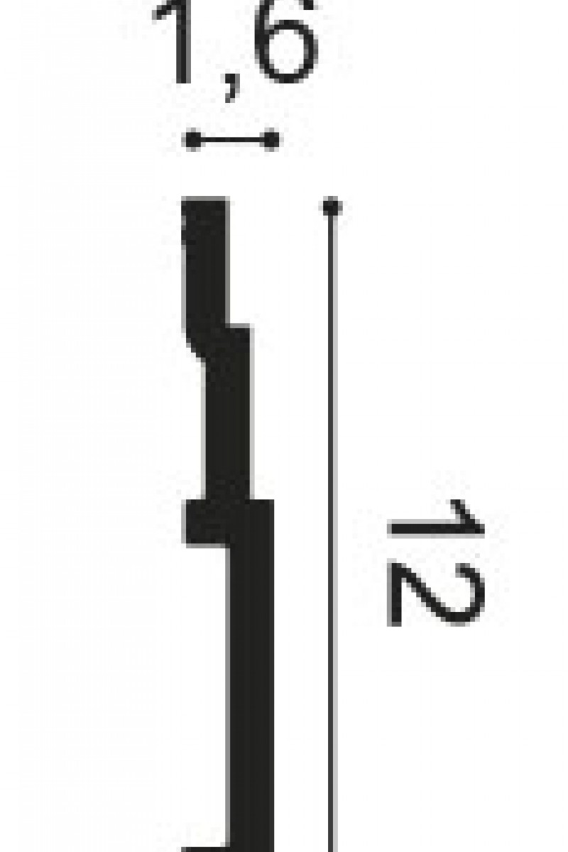 Plinta Orac Decor SX180 High Line