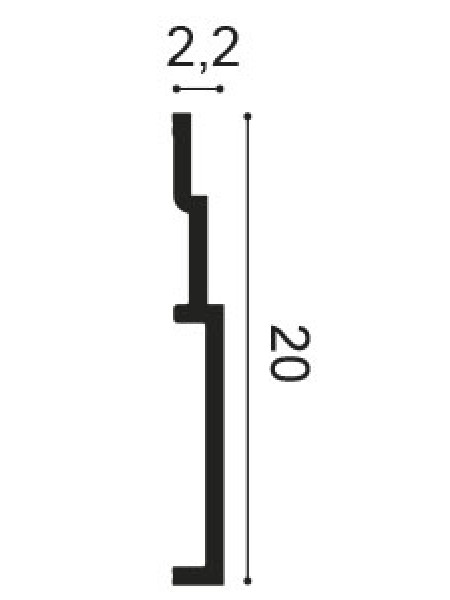 Plinta Orac Decor SX181 High Line