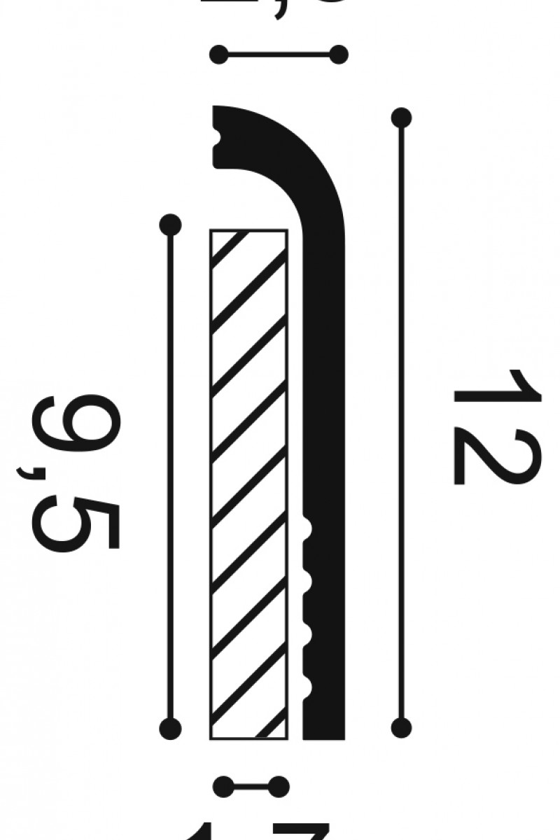 Plinta Orac Decor SX185 Cascade