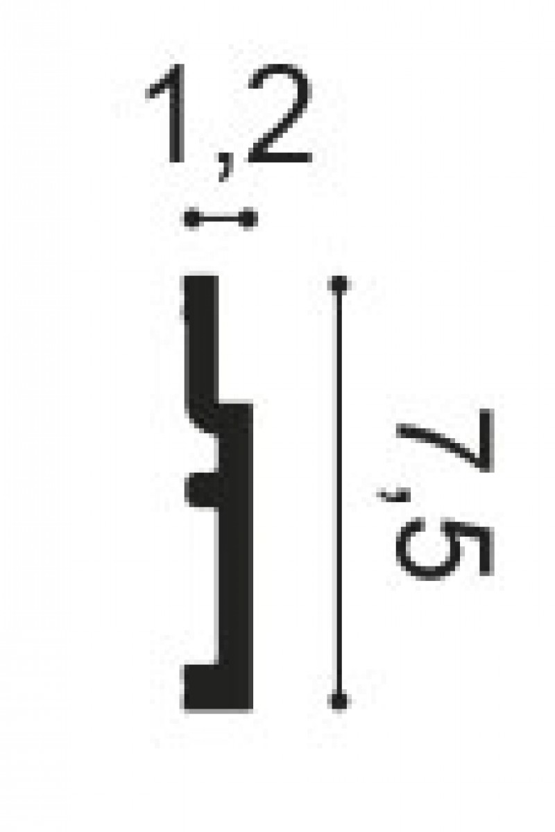 Plinta Orac Decor SX187 High Line