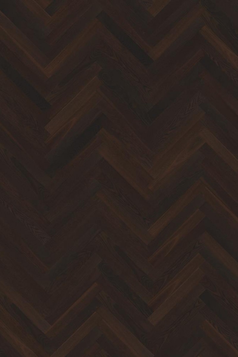 Parchet dublustratificat Herringbone Stejar Afumat AB