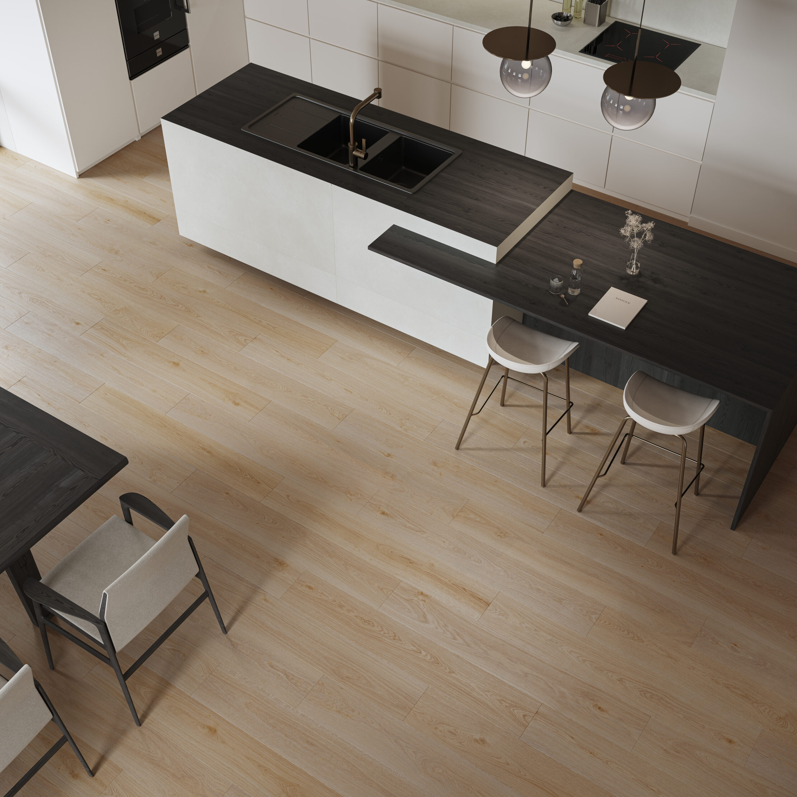 Parchet vinil SPC Stejar Apricot