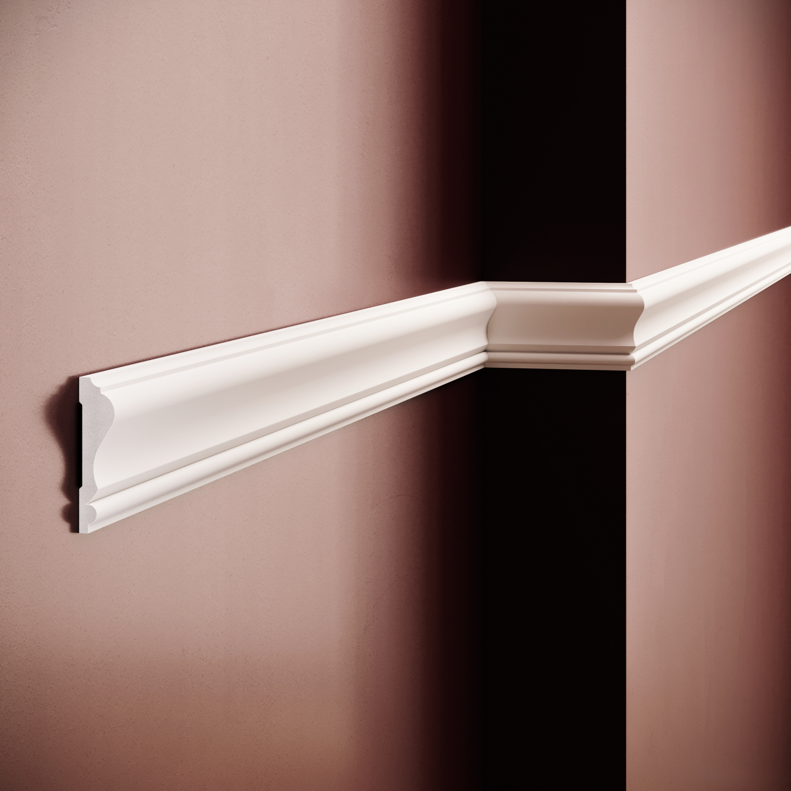 Brau decorativ din polimer rigid B11 - 6.6x1.6x200 cm