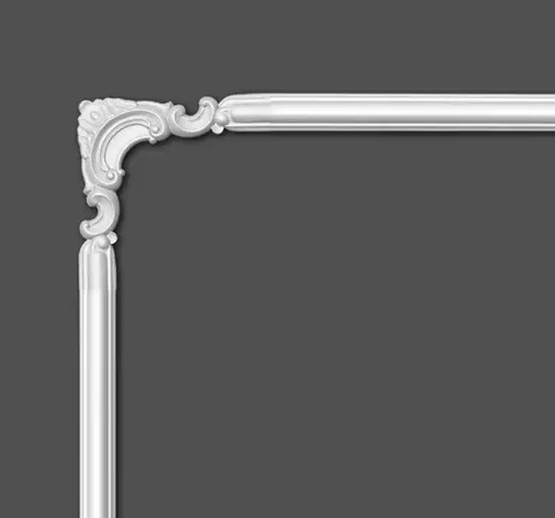 Brau decorativ din polimer rigid B16 - 4x2x200 cm