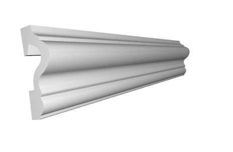 Brau decorativ din polimer rigid B17 - 4.2x1.7x200 cm