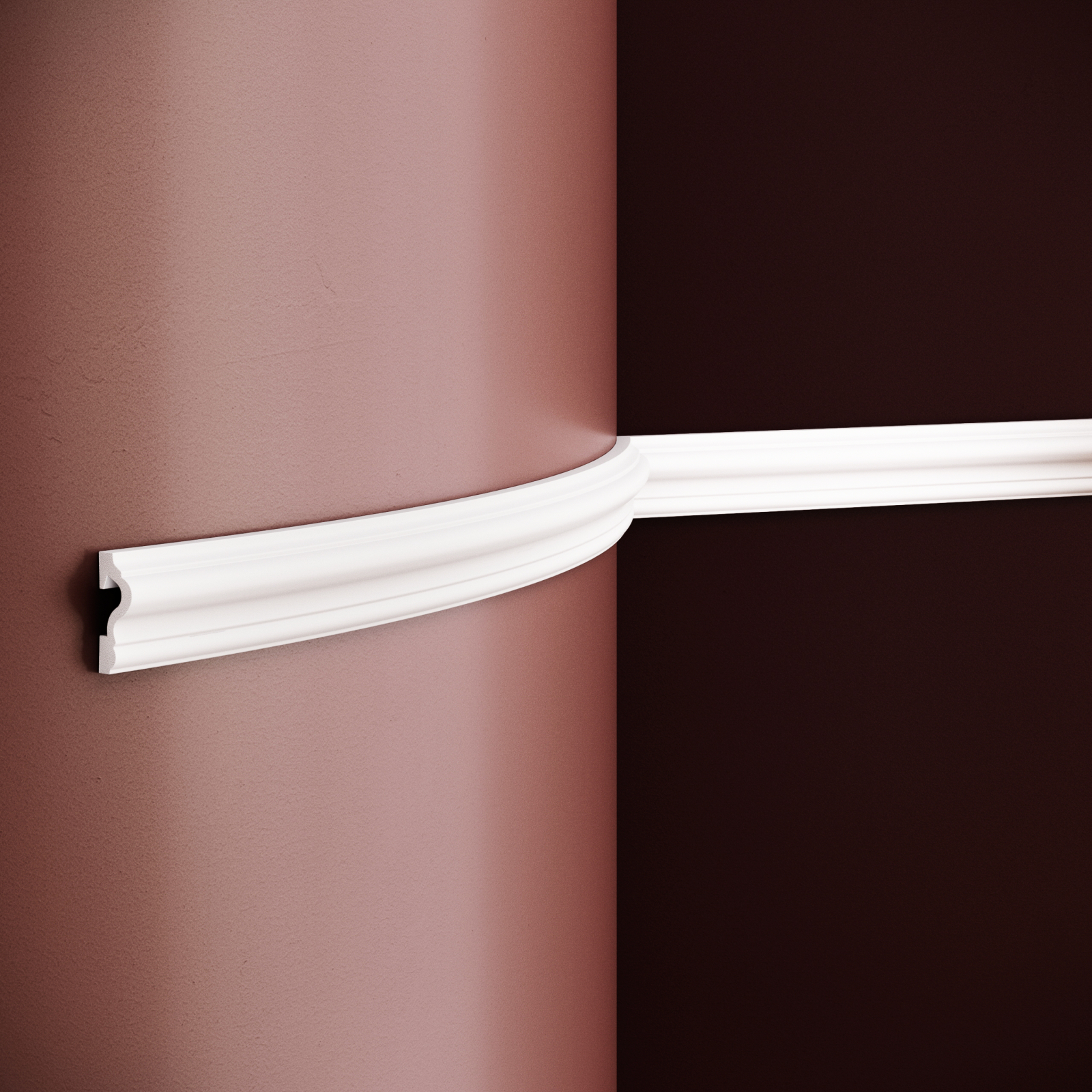 Brau decorativ din polimer rigid B17 - 4.2x1.7x200 cm