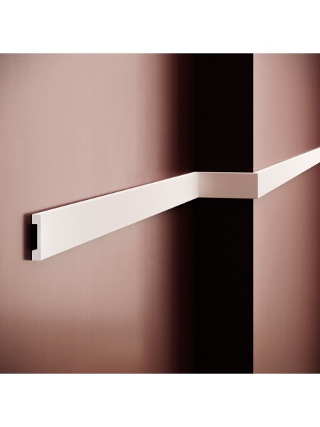 Brau decorativ din polimer rigid B18 - 4.8x1x200 cm