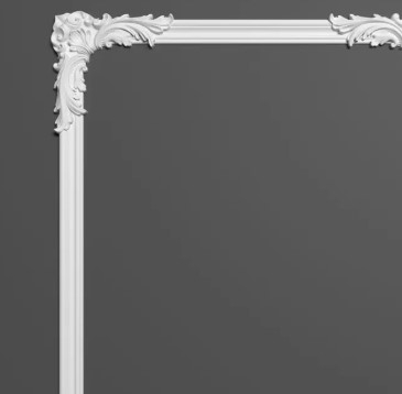 Brau decorativ din polimer rigid B19 - 5.1x1.5x200 cm