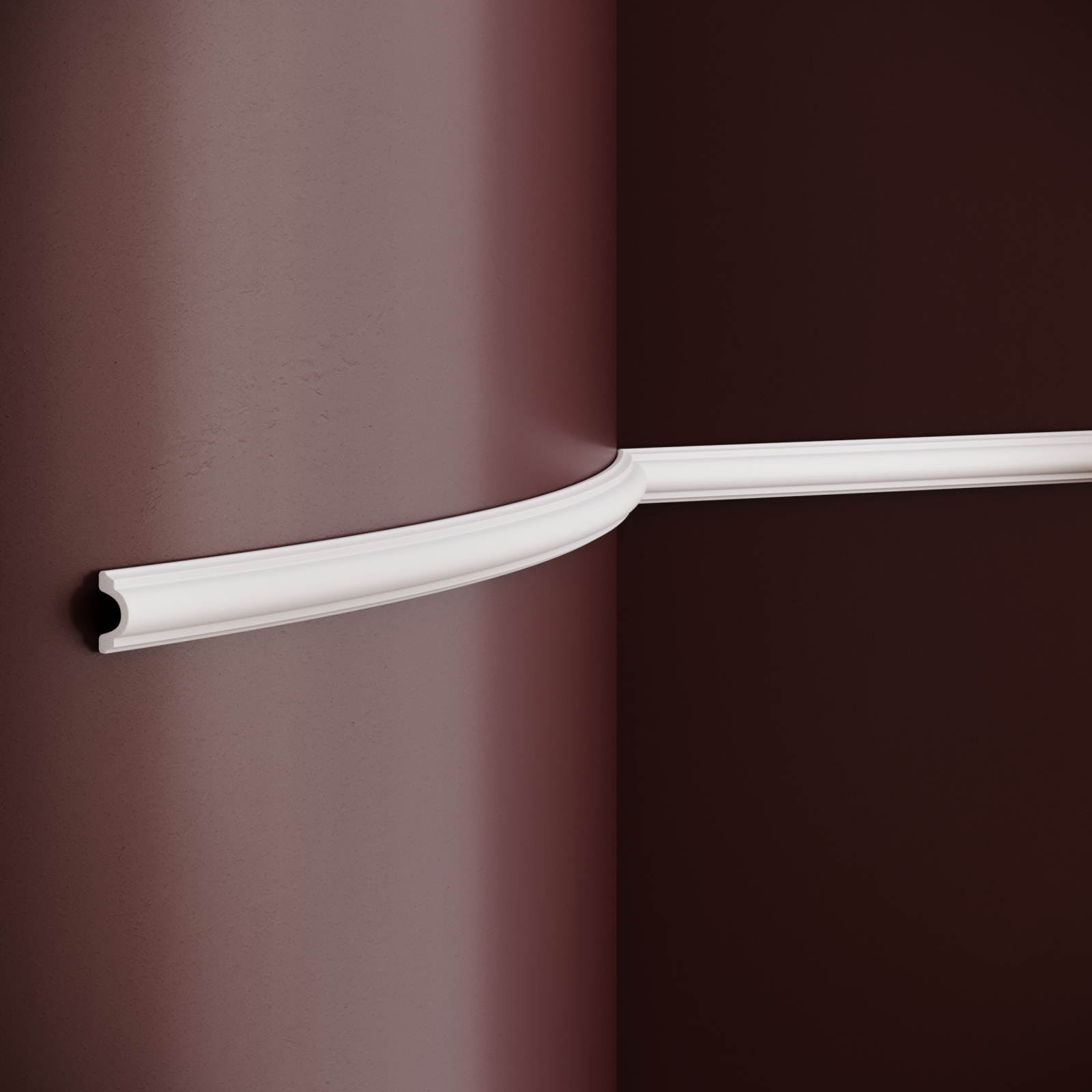 Brau decorativ din polimer rigid B21 - 2.3x1.2x200 cm