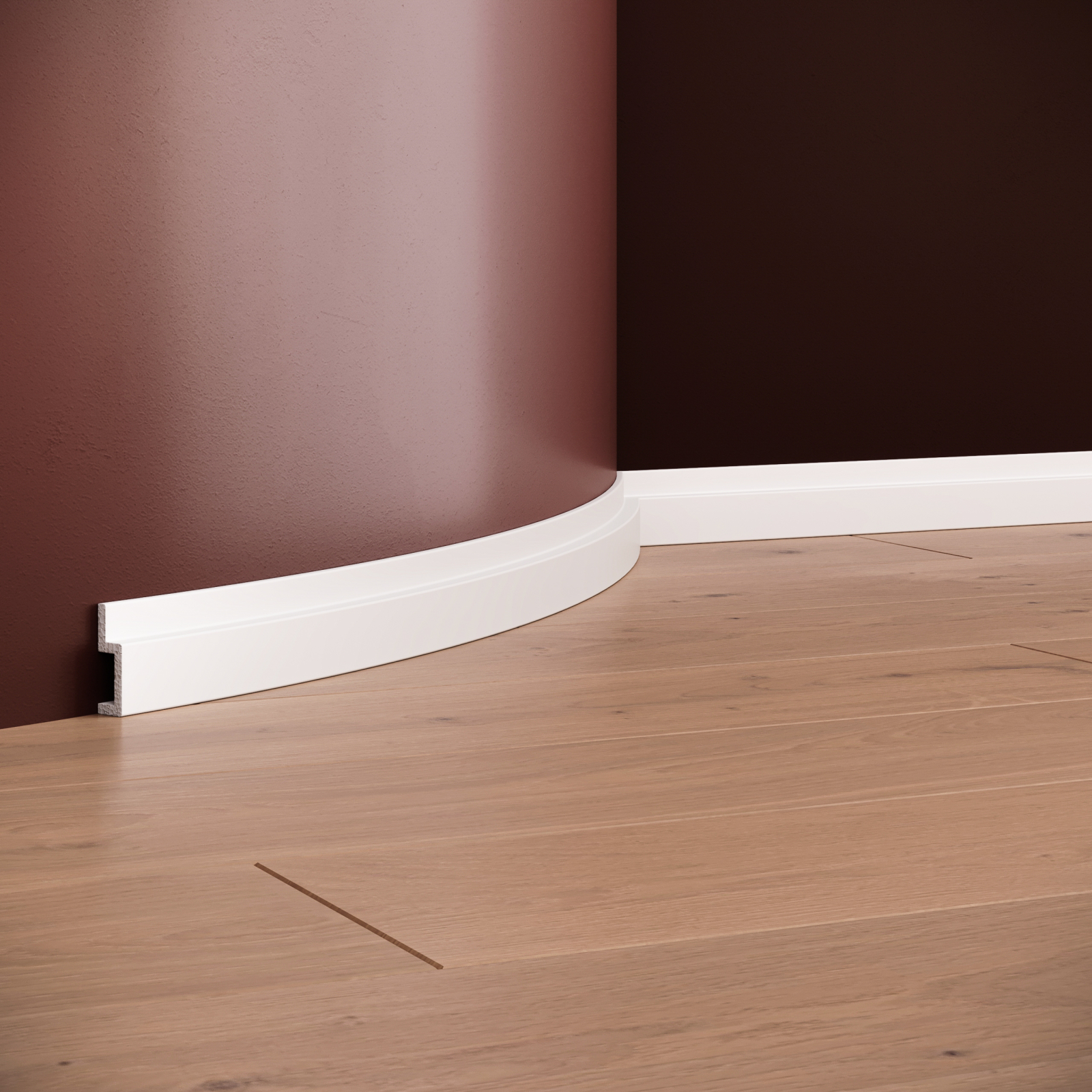 Brau decorativ din polimer rigid B23 - 3.8x1.2x200 cm