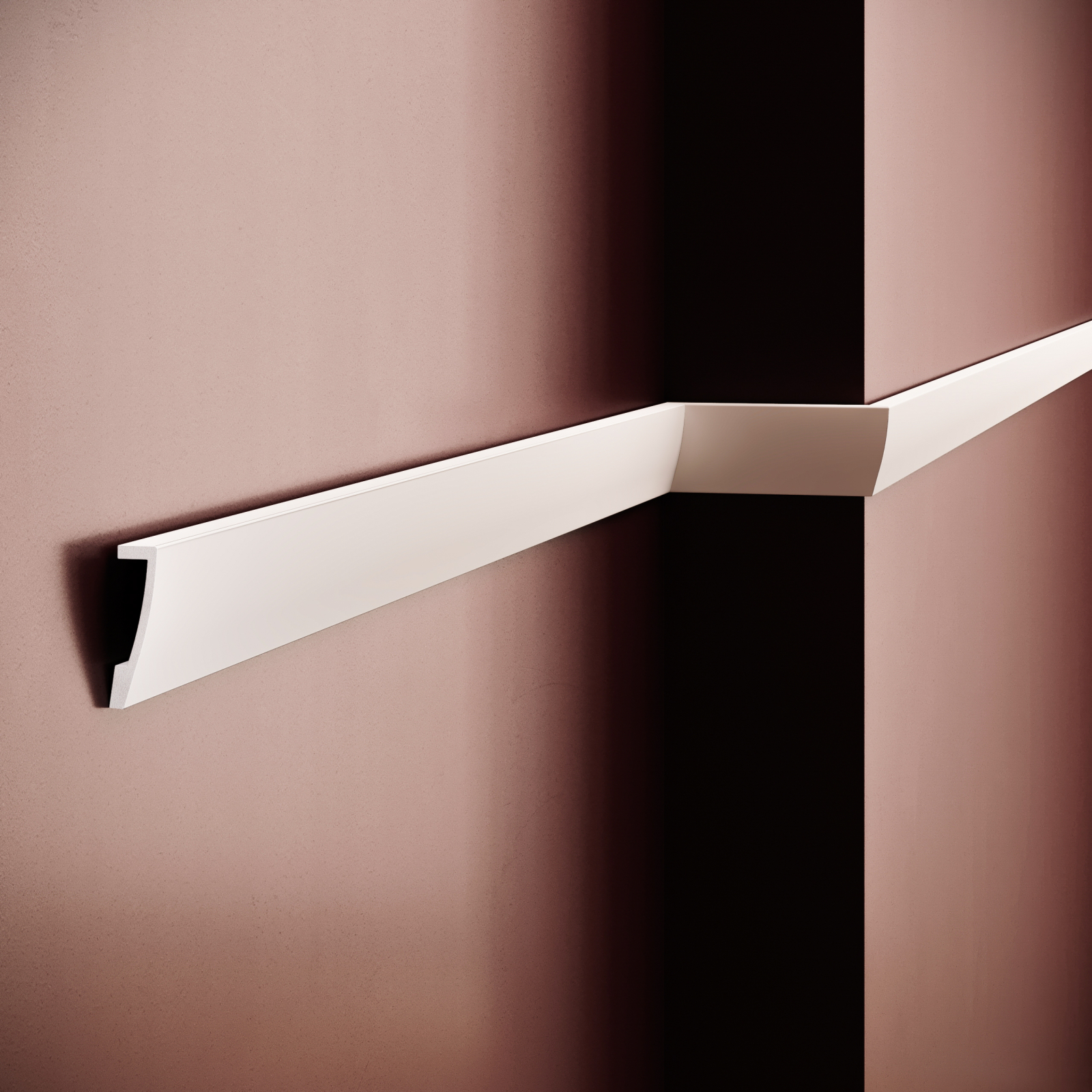 Brau decorativ din polimer rigid B24 - 5x1.3x200 cm