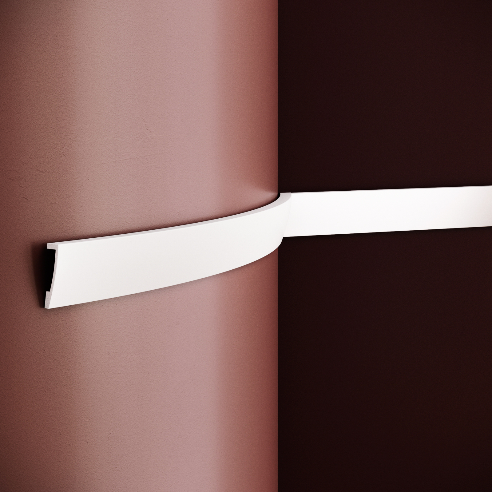 Brau decorativ din polimer rigid B24 - 5x1.3x200 cm