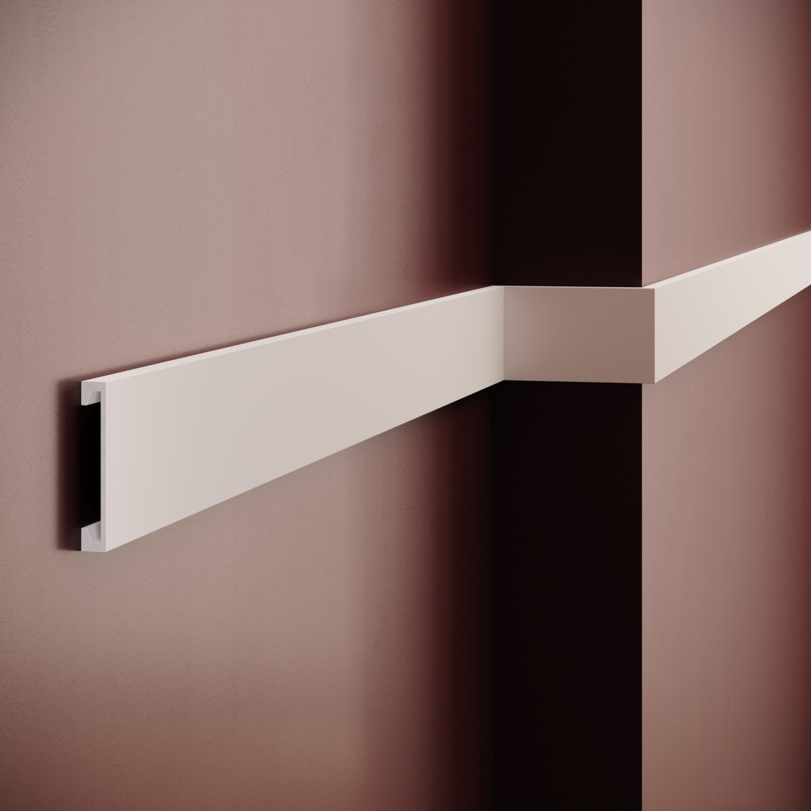 Brau decorativ din polimer rigid B25 - 7x1.2x200 cm