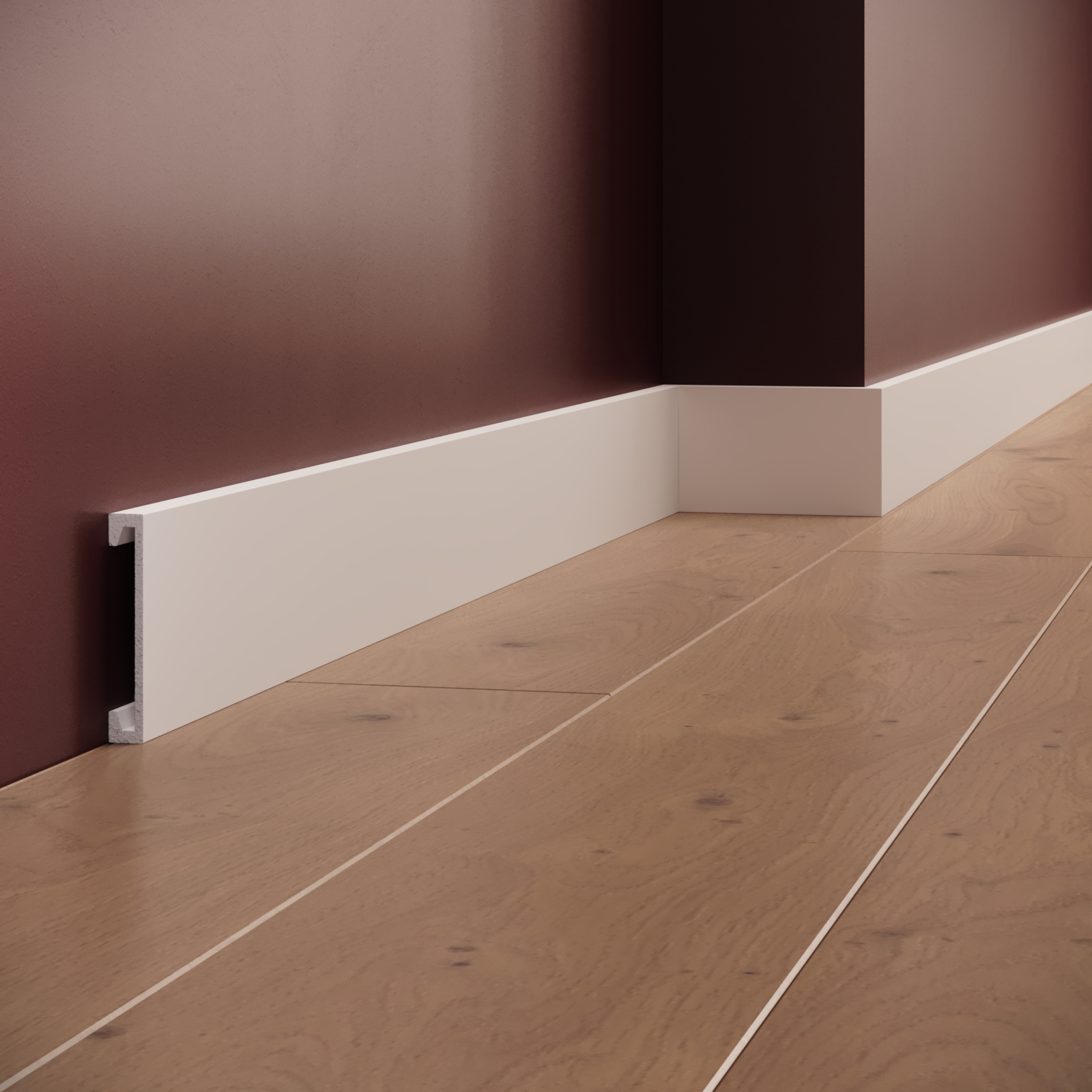 Brau decorativ din polimer rigid B25 - 7x1.2x200 cm