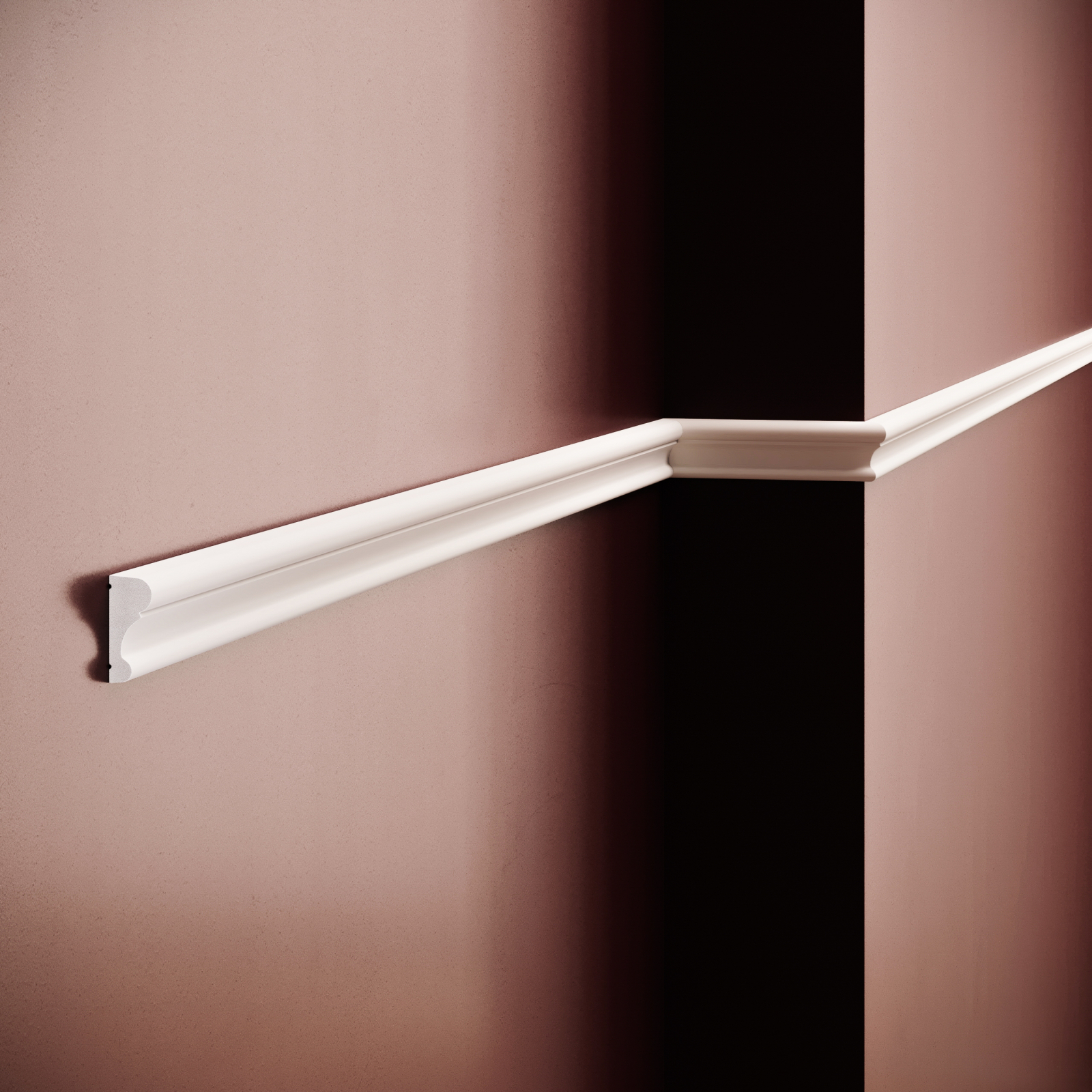 Brau decorativ din polimer rigid B26 - 3.3x1.4x200 cm