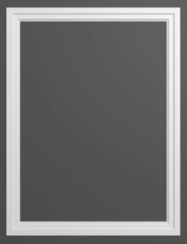 Brau decorativ din polimer rigid B28 - 4.1x1.2x200 cm