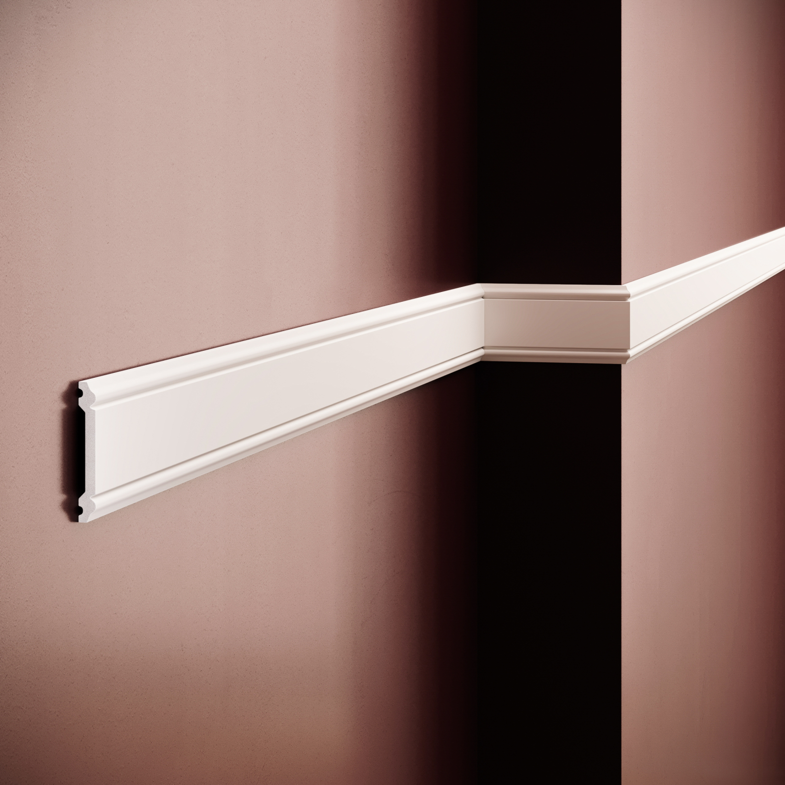 Brau decorativ din polimer rigid B29 - 6x0.8x200 cm