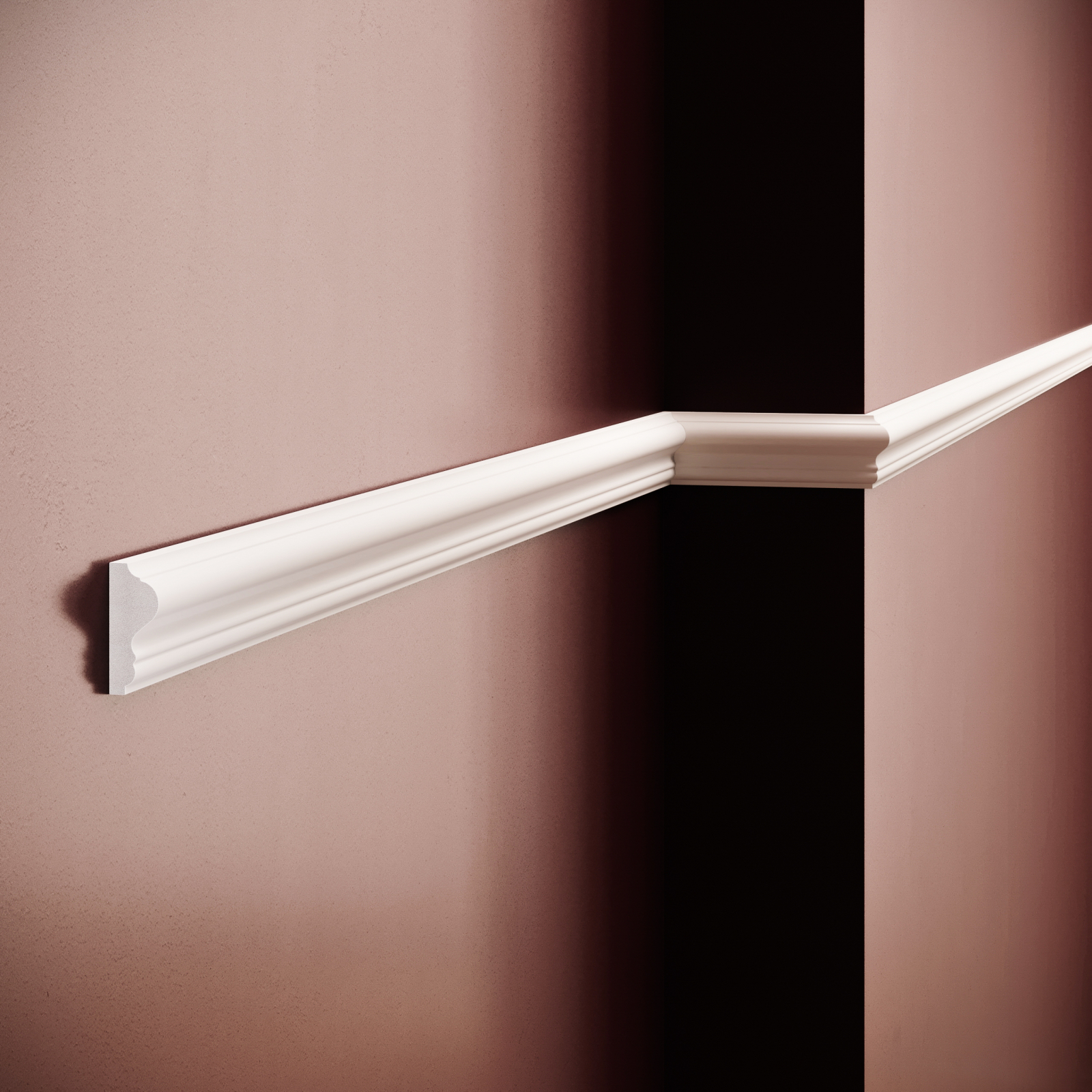 Brau decorativ din polimer rigid B3 - 4x1.6x200 cm