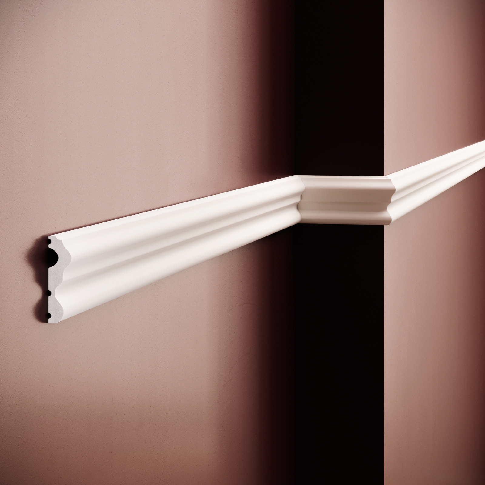 Brau decorativ din polimer rigid B30 - 6x1.7x200 cm