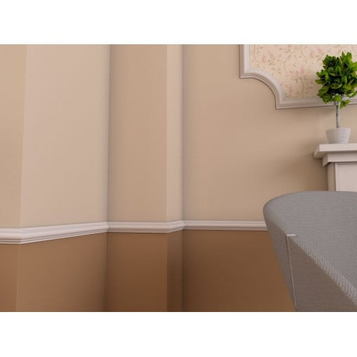 Brau decorativ din polimer rigid B4 - 4x1.9x200 cm