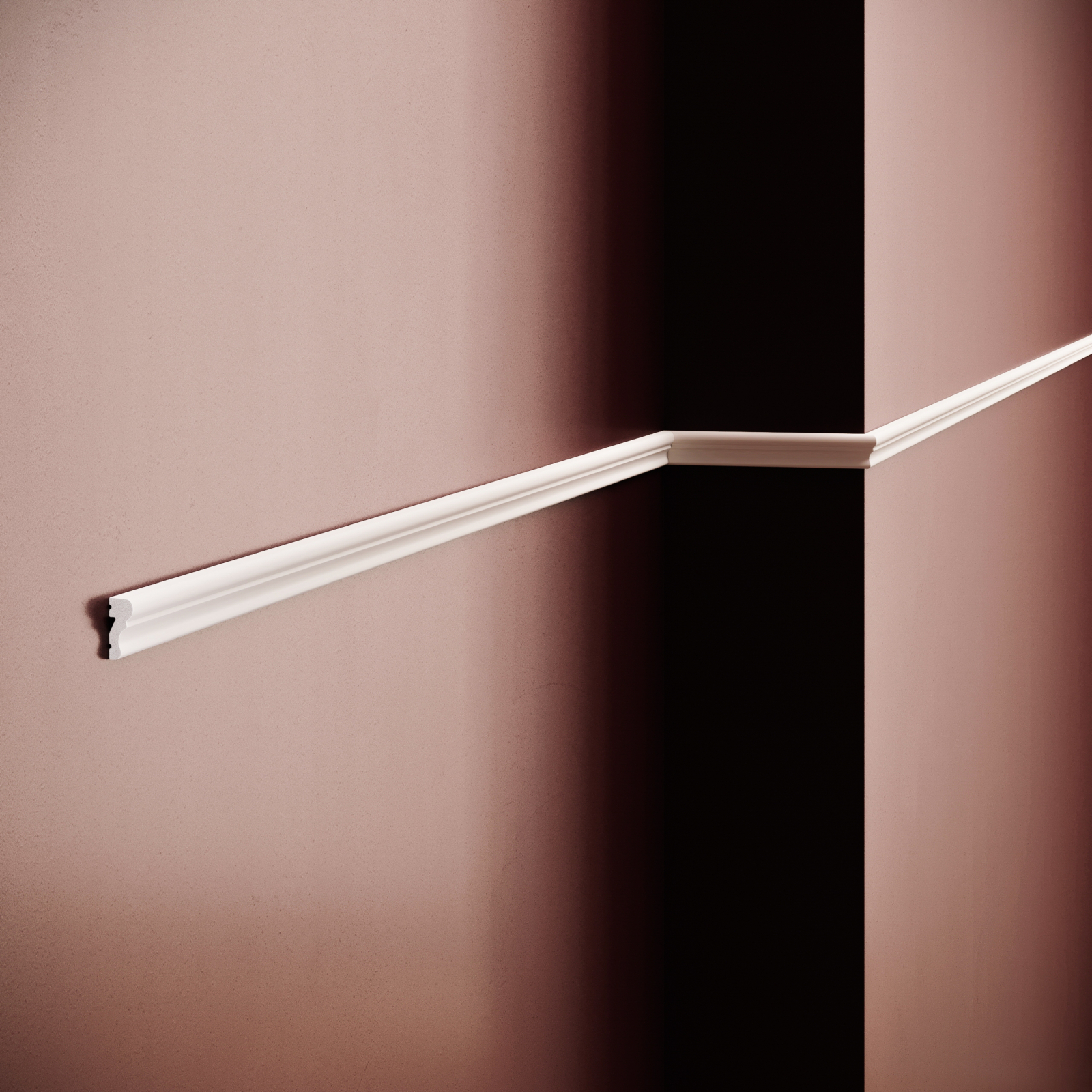 Brau decorativ din polimer rigid B5 - 1.9x0.8x200 cm