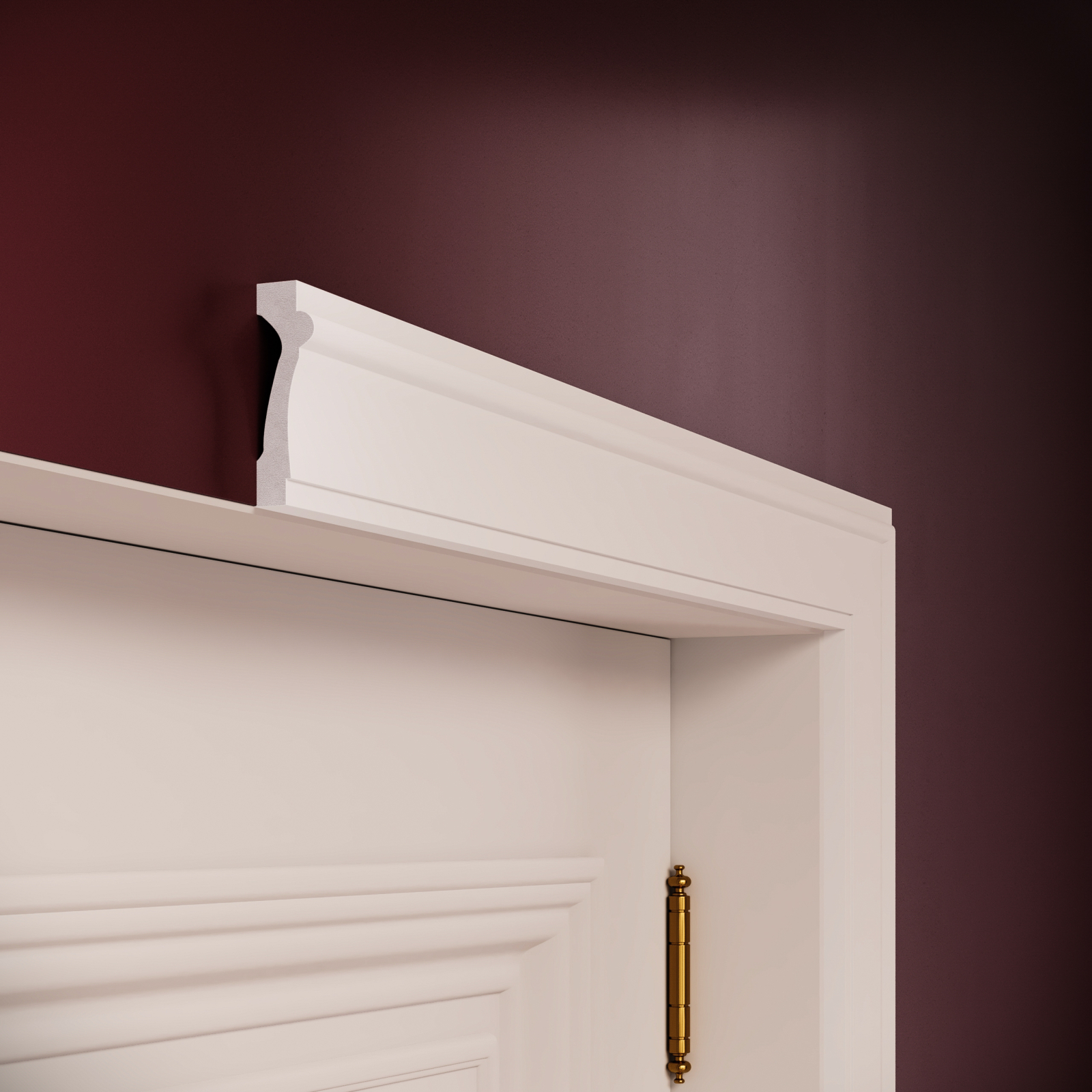 Brau decorativ din polimer rigid B6 - 7.3x2.2x200 cm