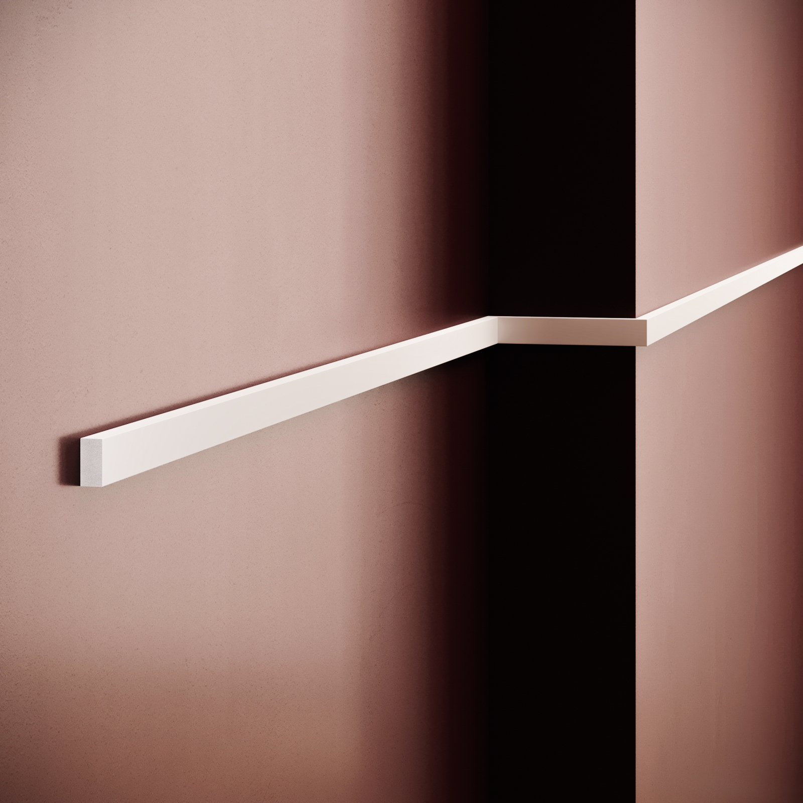 Brau decorativ din polimer rigid B7 - 2x1x200 cm