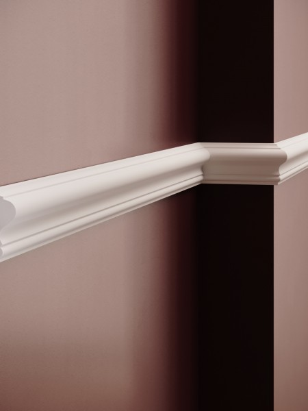 Brau decorativ din poliuretan CR889 - 6.2x2.6x200 cm