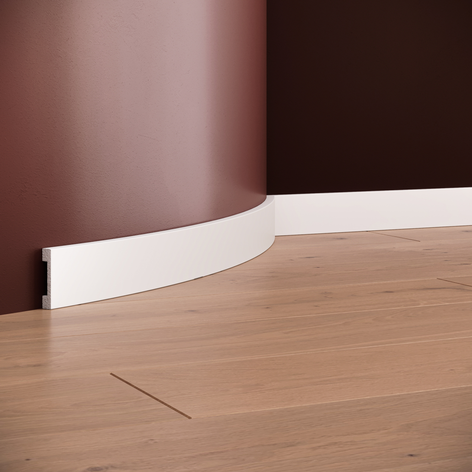 Brau decorativ din poliuretan flexibil B18F - 4.8x1x200 cm