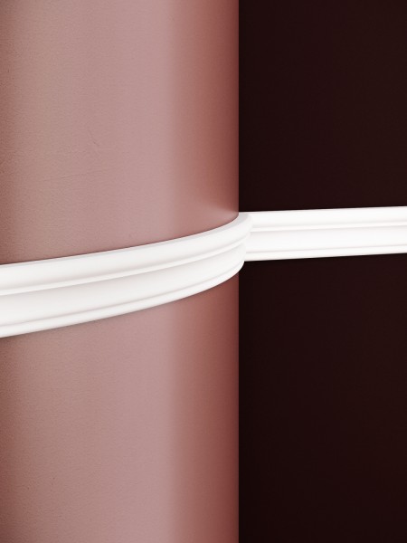 Brau decorativ din poliuretan flexibil B19F - 5.1x1.5x200 cm