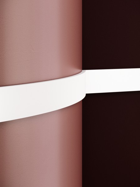 Brau decorativ din poliuretan flexibil B25F - 7x1.2x200 cm