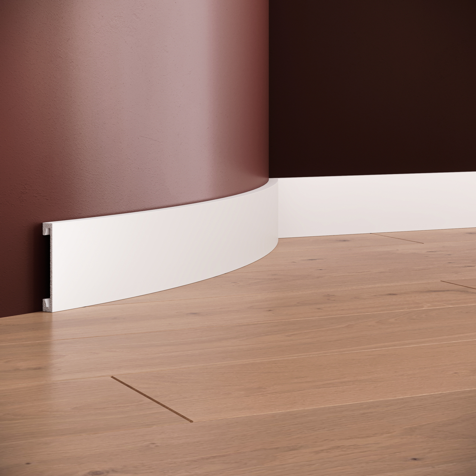 Brau decorativ din poliuretan flexibil B25F - 7x1.2x200 cm