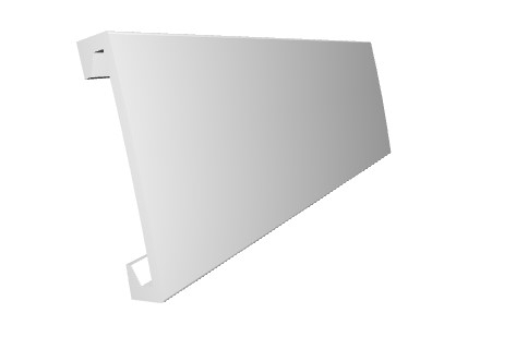 Brau decorativ din poliuretan flexibil B25F - 7x1.2x200 cm