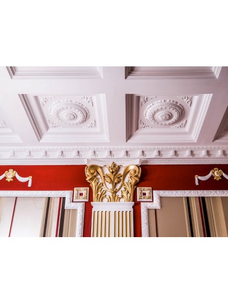 Capitel pilastru din poliuretan PL257 - 34.5x9.5x41.9 cm