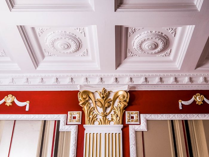 Capitel pilastru din poliuretan PL257 - 34.5x9.5x41.9 cm