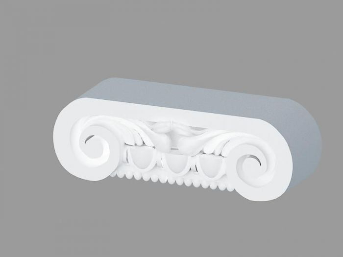 Capitel pilastru din poliuretan PL262 - 8x7x24.2 cm