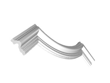 Chenar decorativ din poliuretan B10-1 - 17x17x1.6 cm