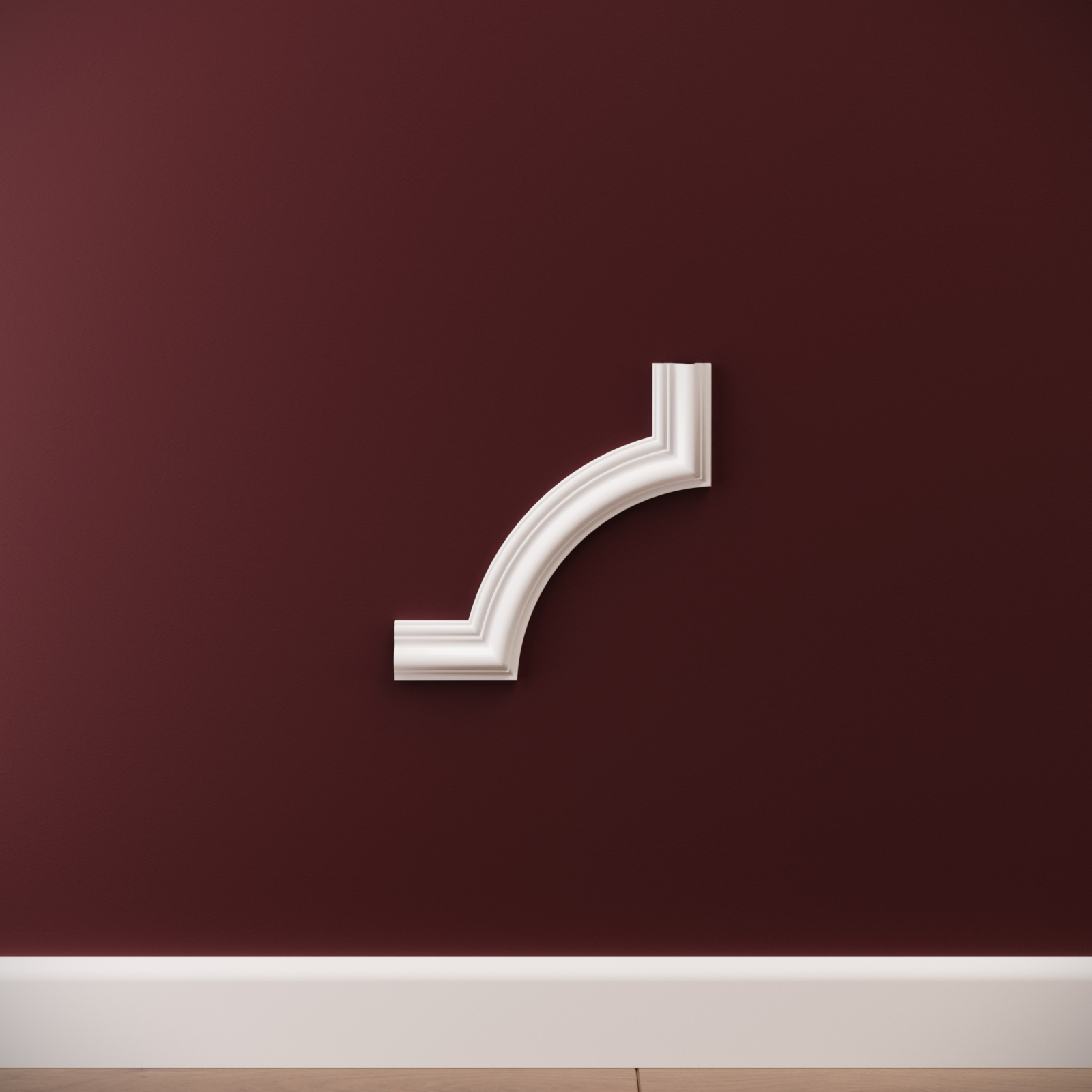 Chenar decorativ din poliuretan B10-1 - 17x17x1.6 cm