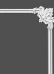 Chenar decorativ din poliuretan B10-2 - 22x22x1.6 cm