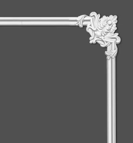 Chenar decorativ din poliuretan B10-2 - 22x22x1.6 cm