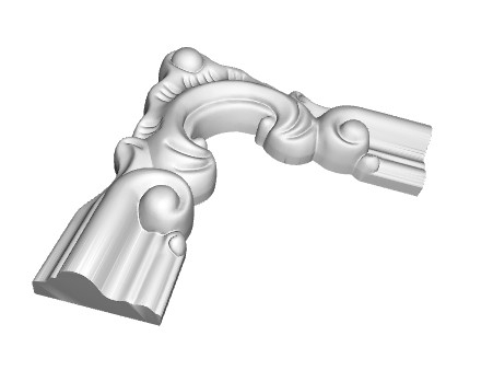 Chenar decorativ din poliuretan B10-3 - 10.7x10.7x1.6 cm