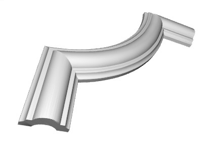 Chenar decorativ din poliuretan B16-1 - 20.5x20.5x2 cm