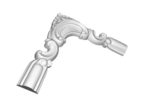 Chenar decorativ din poliuretan B16-3 - 22x22x2 cm