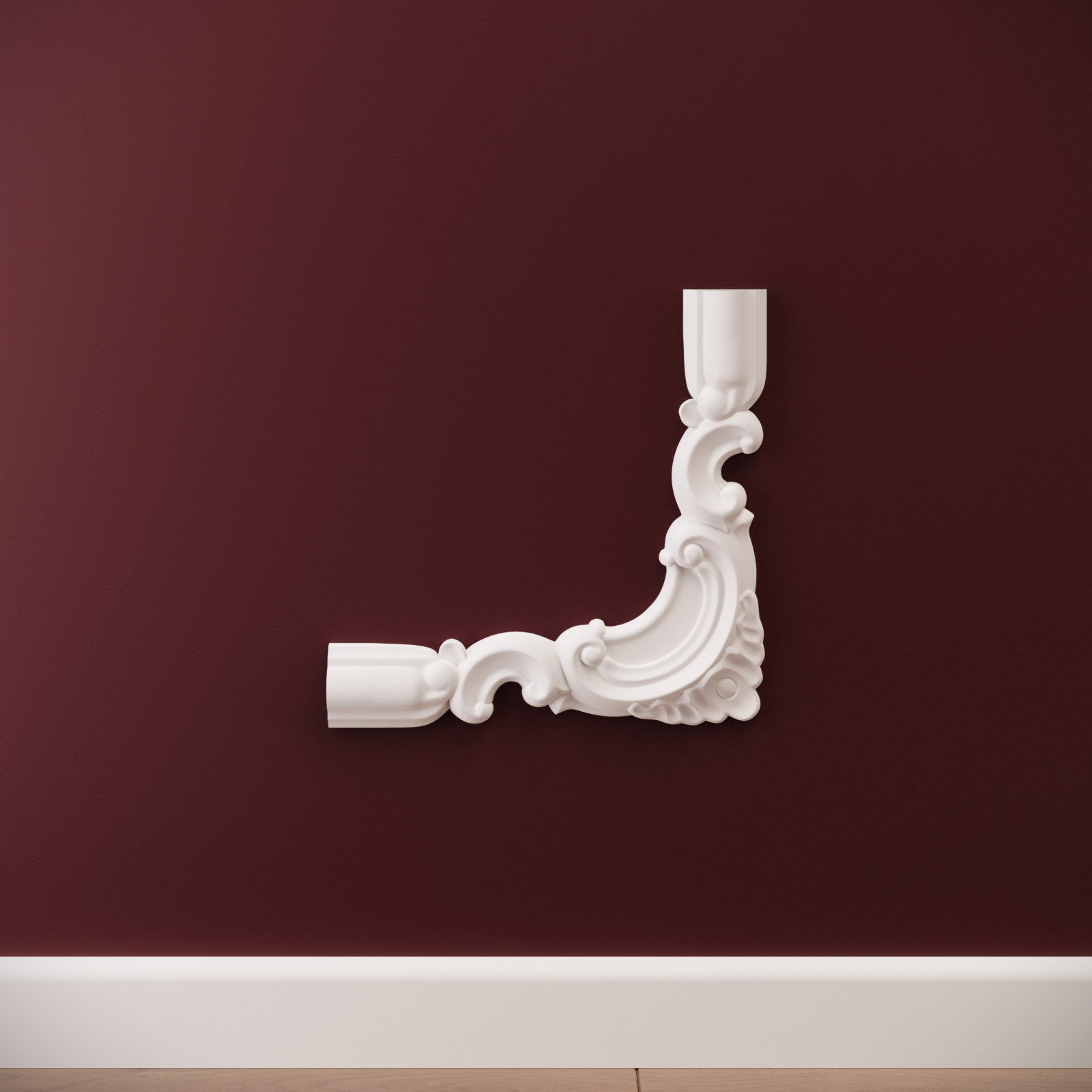 Chenar decorativ din poliuretan B16-3 - 22x22x2 cm