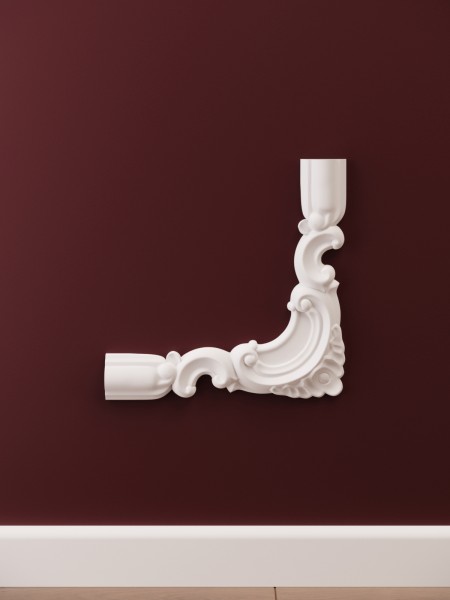 Chenar decorativ din poliuretan B16-3 - 22x22x2 cm