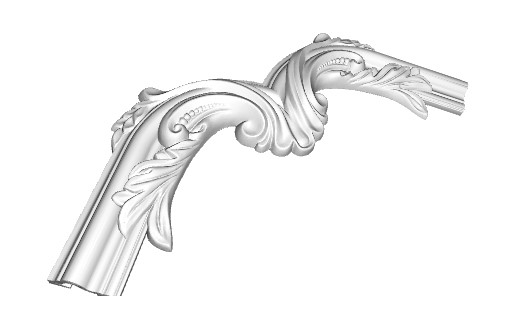 Chenar decorativ din poliuretan B17-3 - 29.6x29.6x1.7 cm