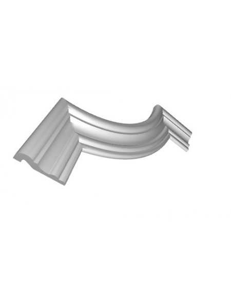 Chenar decorativ din poliuretan B19-1 - 22.5x22.5x1.5 cm