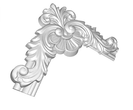 Chenar decorativ din poliuretan B19-3 - 26.8x26.8x3 cm